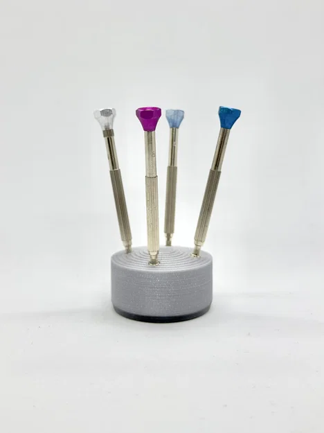 Giá đỡ cho bốn tuốc-nơ-vít đồng hồ nhỏ - Image 1