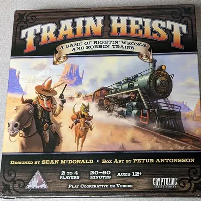 Khay đựng bộ bài Train Heist gọn gàng