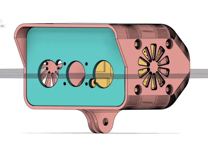 Vỏ camera Pi Zero Noir với giá đỡ GoPro - Image 2