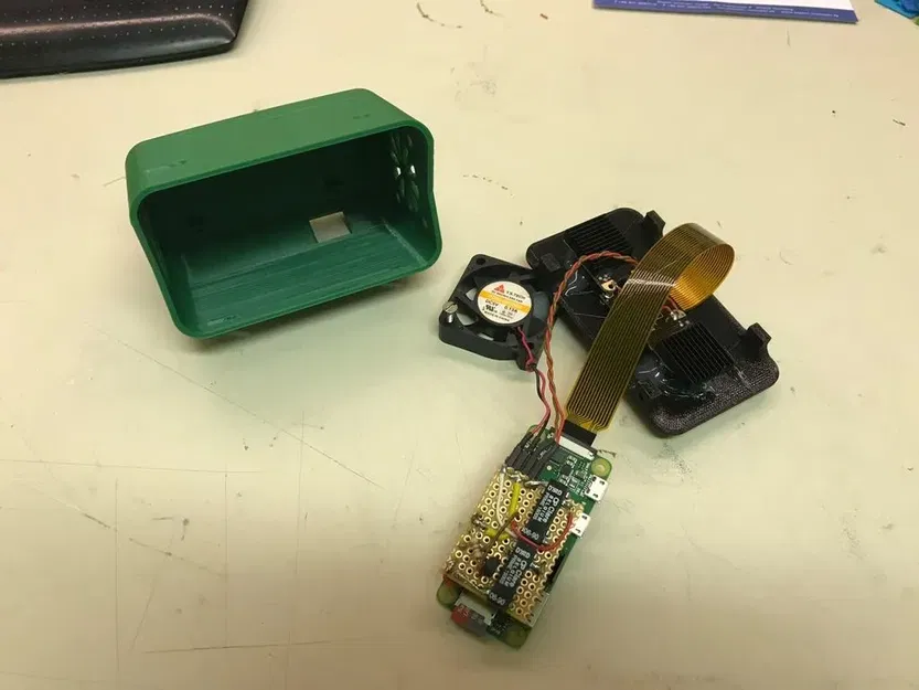 Vỏ webcam NOIR cho Raspberry Pi Zero với quạt 40mm - Image 8