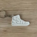 Móc khóa Nike Jordan in PLA màu trắng với hiệu ứng lithophane - Thumbnail 2