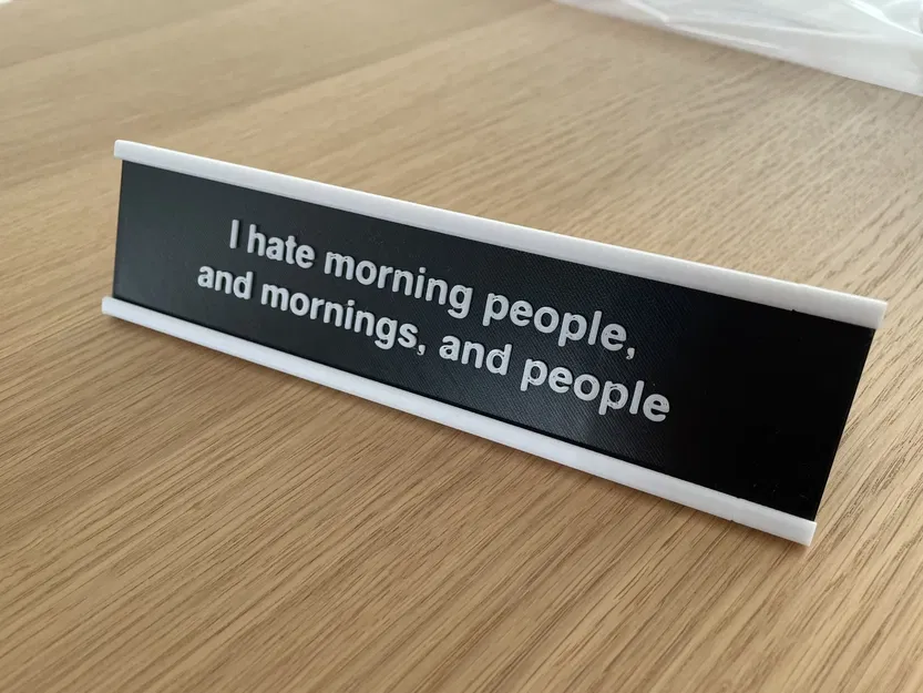 Biển tên để bàn - 10 văn bản khác nhau! - Image 1