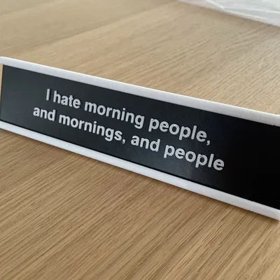 Biển tên để bàn - 10 văn bản khác nhau!