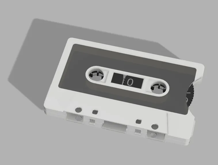 Bộ đếm golf kiểu băng cassette retro - Image 1