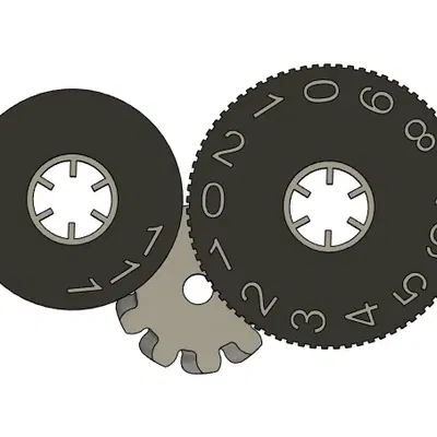 Bộ đếm golf kiểu băng cassette retro