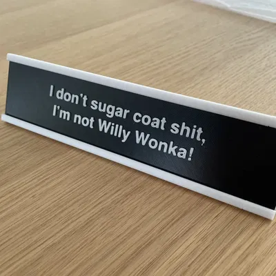 Biển tên để bàn - 10 văn bản khác nhau!