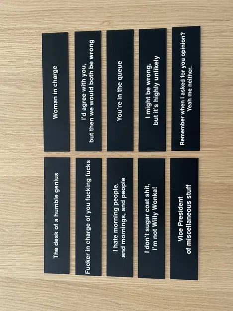 Biển tên để bàn - 10 văn bản khác nhau! - Image 5