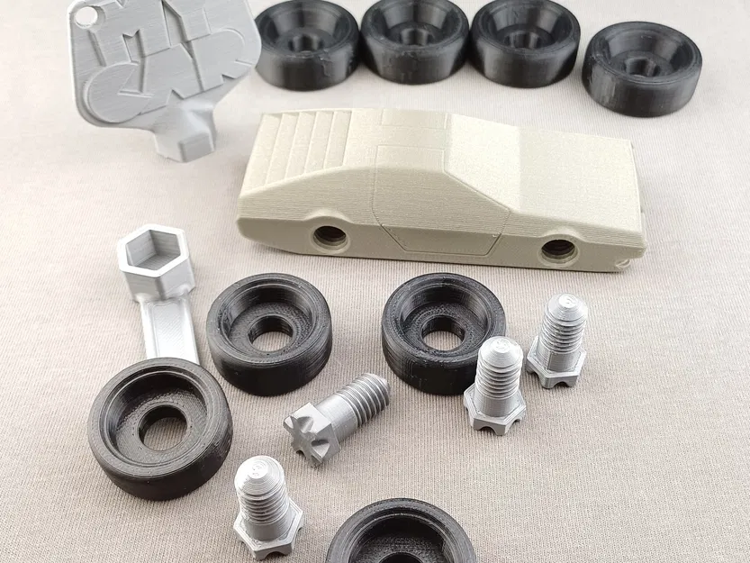 Bãi đỗ xe nhỏ - Mô hình xe DeLorean có bánh thay thế - Image 2