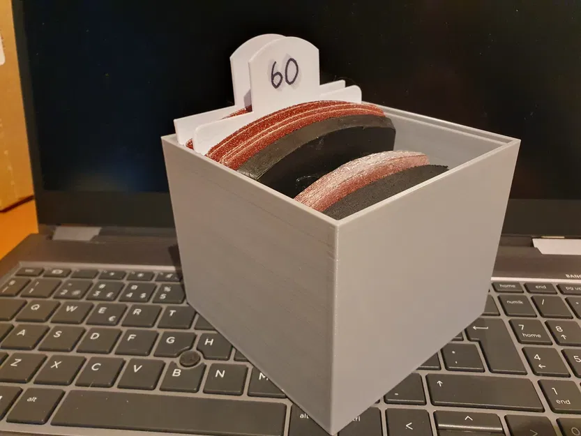 Hộp tổ chức tam giác chà nhám 95mm cho dụng cụ đa năng - Image 1