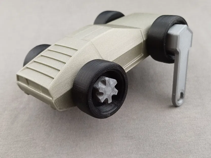 Bãi đỗ xe nhỏ - Mô hình xe DeLorean có bánh thay thế - Image 5