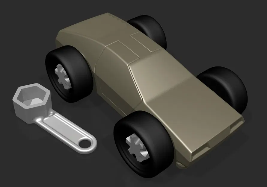 Bãi đỗ xe nhỏ - Mô hình xe DeLorean có bánh thay thế - Image 13