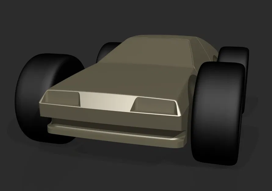 Bãi đỗ xe nhỏ - Mô hình xe DeLorean có bánh thay thế - Image 14