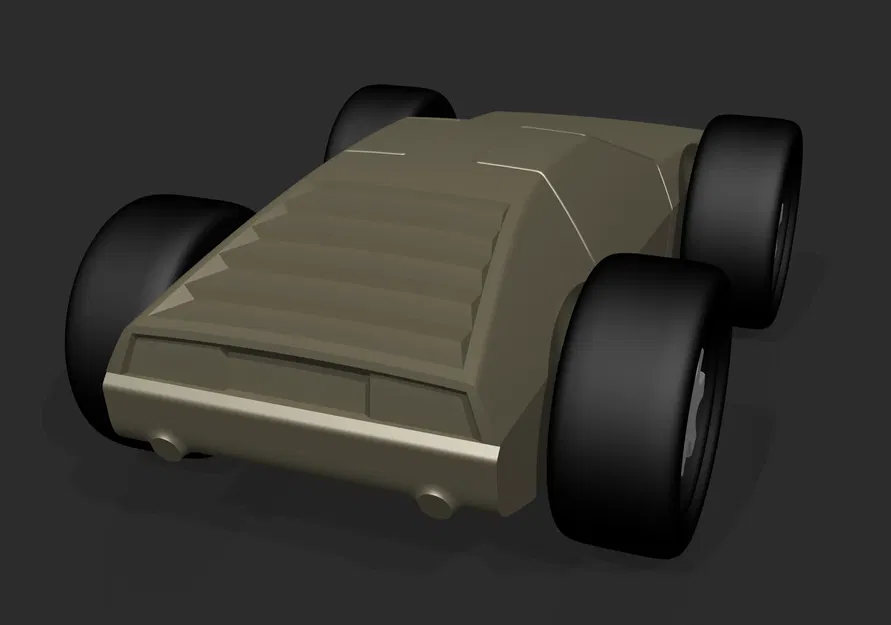 Bãi đỗ xe nhỏ - Mô hình xe DeLorean có bánh thay thế - Image 16