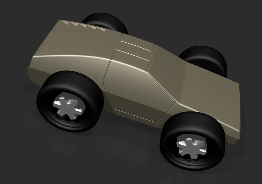 Bãi đỗ xe nhỏ - Mô hình xe DeLorean có bánh thay thế - Image 17