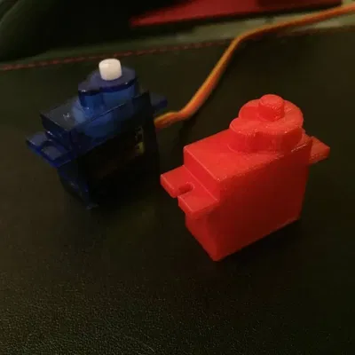 Mô hình servo 9g Tower Pro tái tạo kích thước thực tế