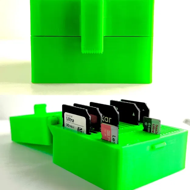 Hộp đựng thẻ SD và Micro SD 12+20 thẻ - Image 2