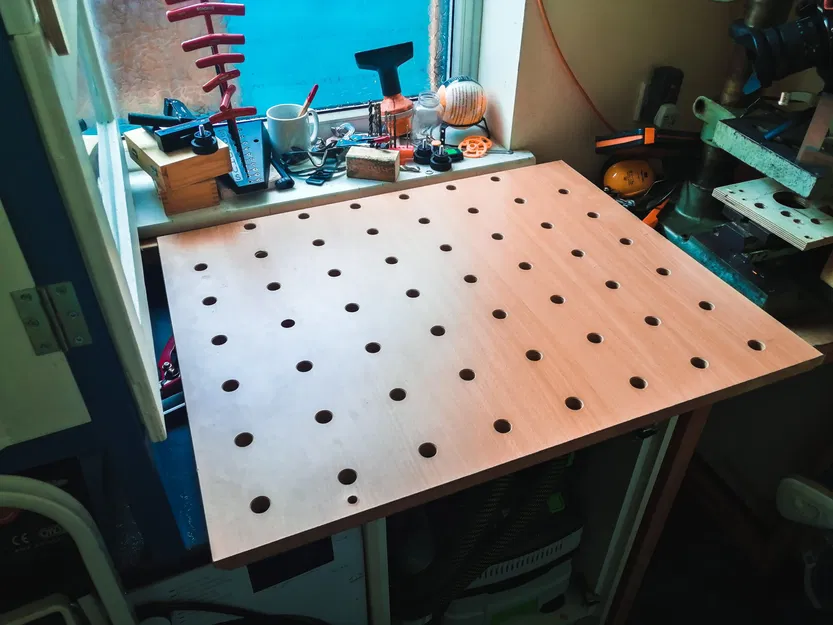 Bộ jig bàn MFT tự chế với mũi khoan 6mm - Image 1