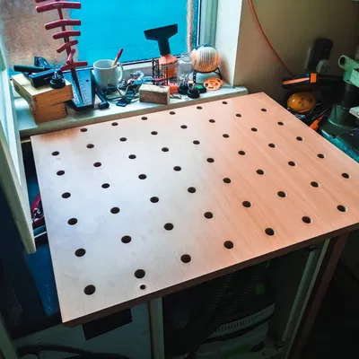 Bộ jig bàn MFT tự chế với mũi khoan 6mm
