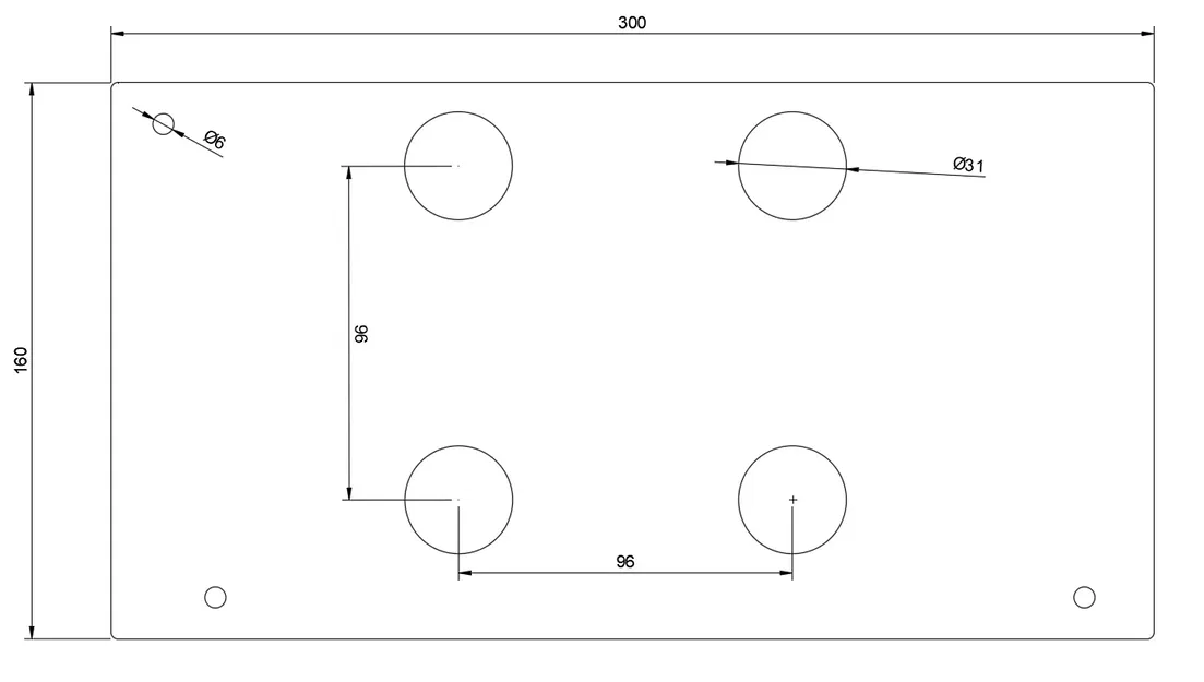 Bộ jig bàn MFT tự chế với mũi khoan 6mm - Image 4
