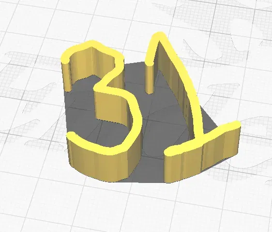 Số 31 - Mô hình số ba mươi một 3D - Image 1