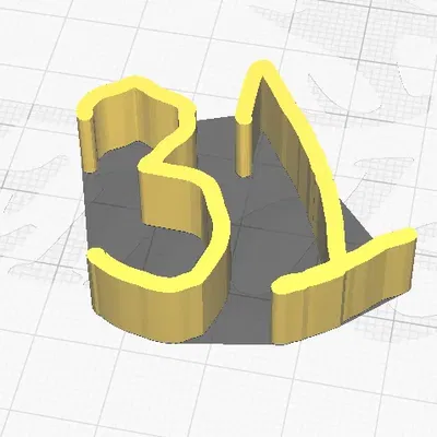 Số 31 - Mô hình số ba mươi một 3D