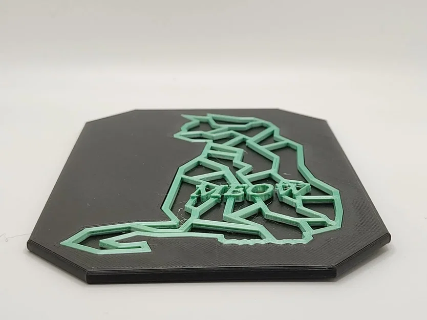 Nghệ thuật treo tường/bàn hình mèo - Image 3