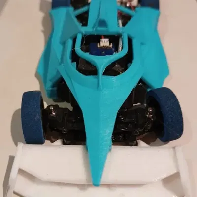 Thân xe Mini-Z Stealth Formula 1 / Formula E với chiều dài cơ sở 102 mm