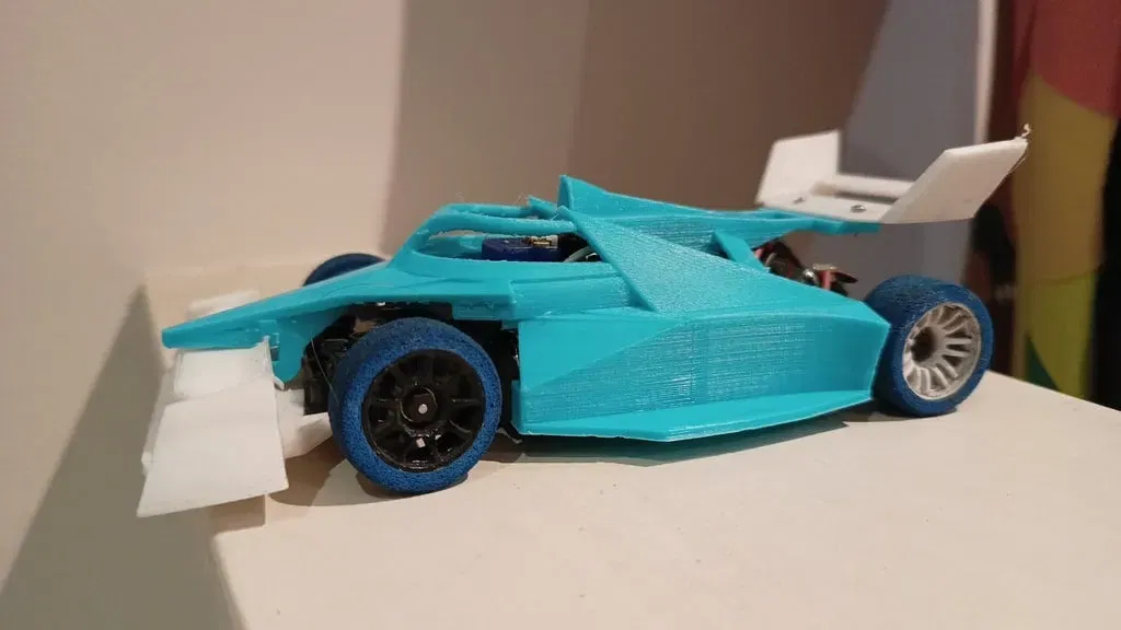 Thân xe Mini-Z Stealth Formula 1 / Formula E với chiều dài cơ sở 102 mm - Image 4