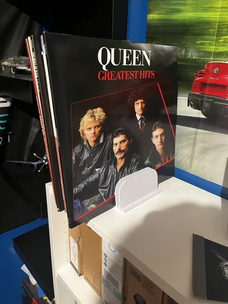 Giá đỡ lưu trữ đĩa vinyl cho 10 bản thu âm - Image 1