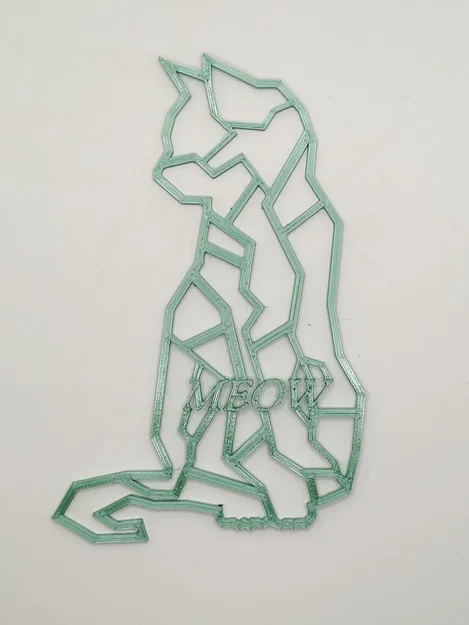 Nghệ thuật treo tường/bàn hình mèo - Image 5