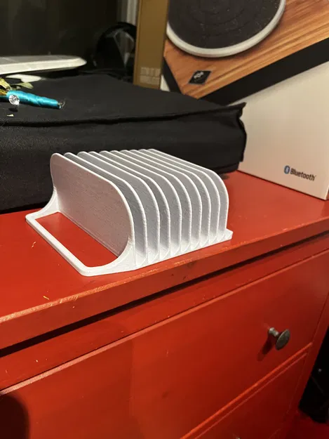 Giá đỡ lưu trữ đĩa vinyl cho 10 bản thu âm - Image 4