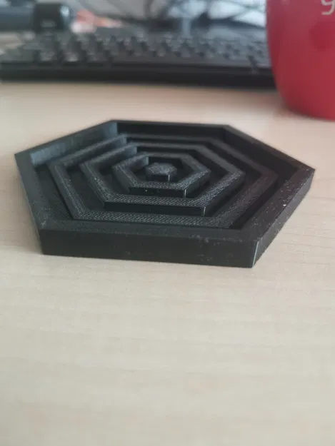 Đế lót ly đơn giản chống tràn với rãnh giữ ly - Image 2