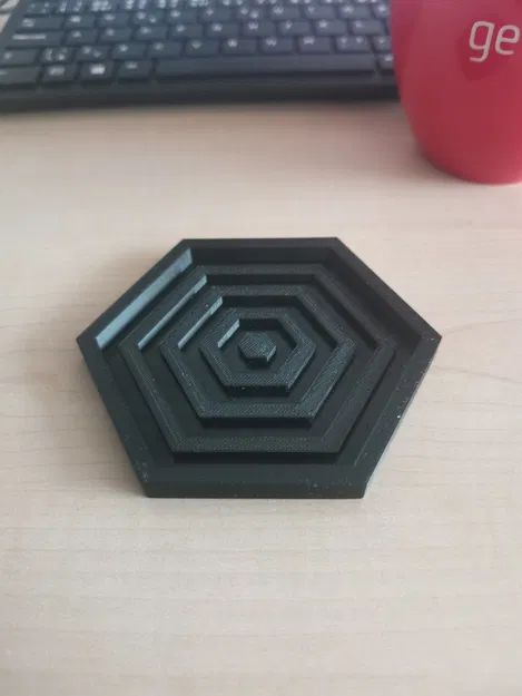 Đế lót ly đơn giản chống tràn với rãnh giữ ly - Image 3