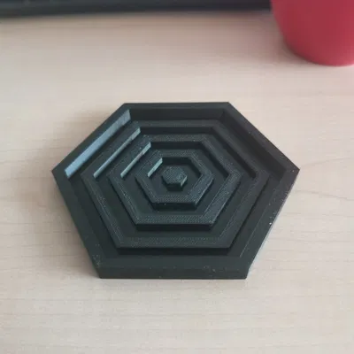 Đế lót ly đơn giản chống tràn với rãnh giữ ly