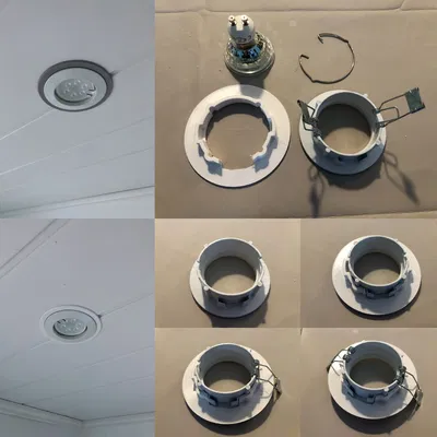 Kẹp lò xo sửa chữa cho đèn chiếu sáng trên trần