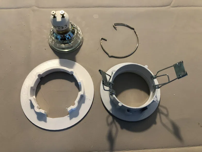 Kẹp lò xo sửa chữa cho đèn chiếu sáng trên trần - Image 2