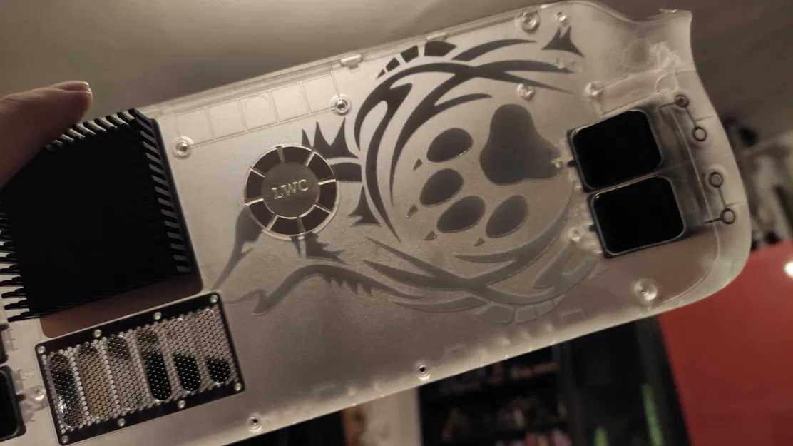Steam Deck JsauX backplate Fan duct mod (cổng vào không khí trực tiếp) - Image 4