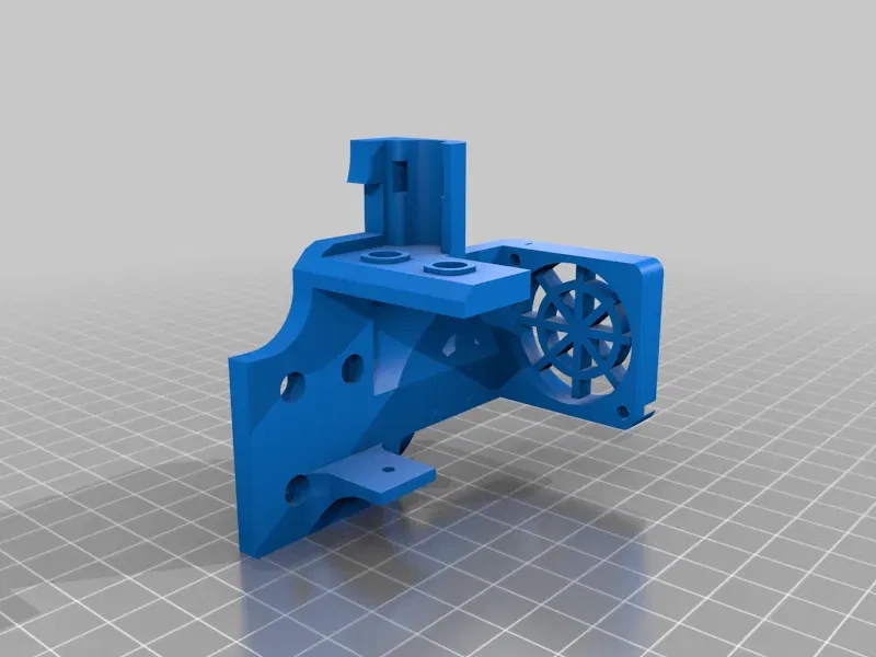 Giá đỡ cho đầu phun H2 Biqu trên máy in Kingroon KP3S - Image 1