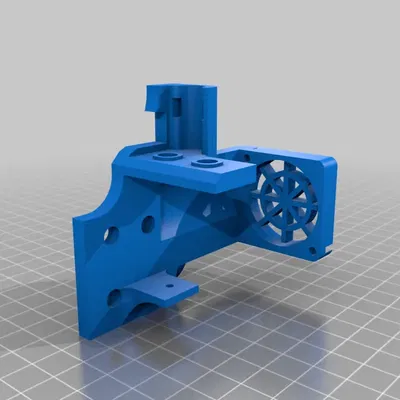 Giá đỡ cho đầu phun H2 Biqu trên máy in Kingroon KP3S