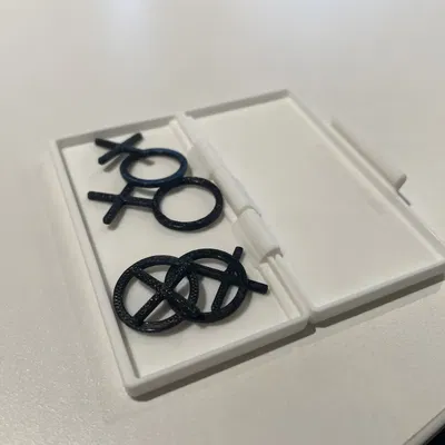 Bảng trò chơi Tic Tac Toe di động in một lần