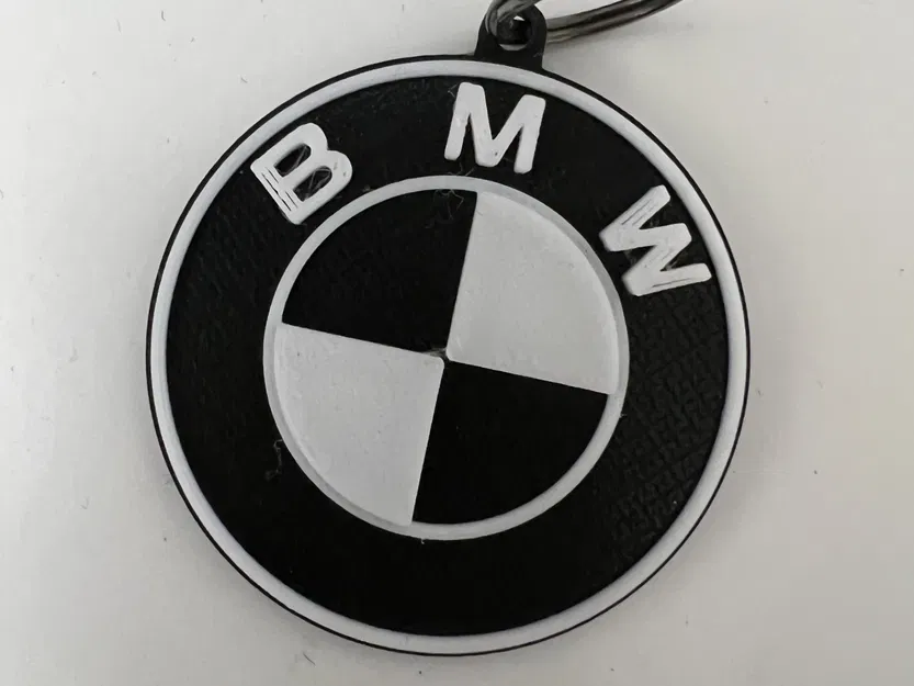 Móc khóa BMW đen trắng độc đáo và tinh tế - Image 2