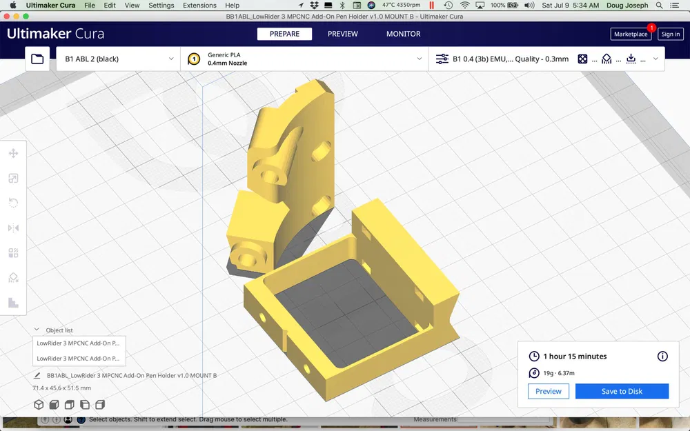 Giá đỡ bút và giá đỡ dao kéo cho LowRider 3 CNC với giày bụi ... - Image 5
