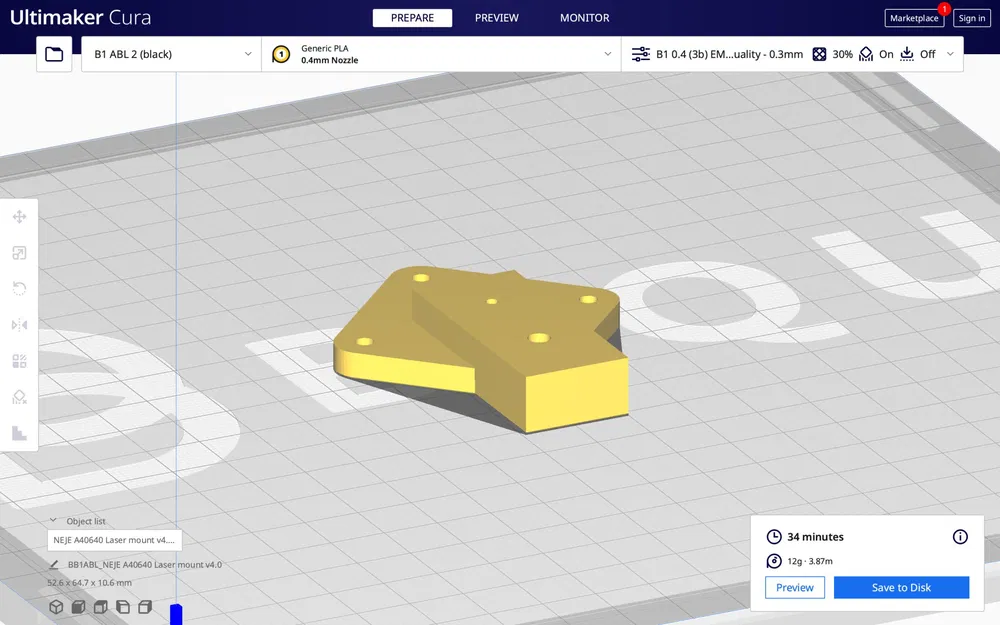 Giá đỡ laser KINEMATIC v4.1 cho LowRider 3 CNC - Image 4