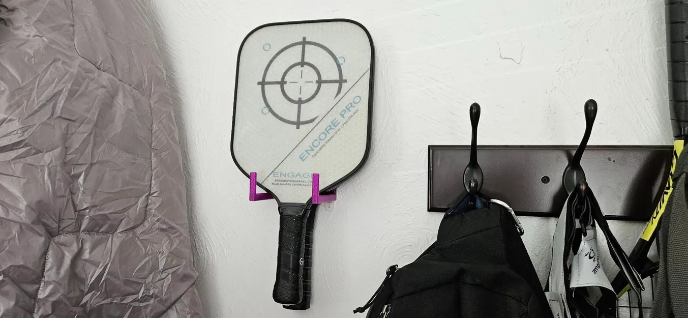 Giá đỡ gắn tường cho vợt pickleball - Image 1