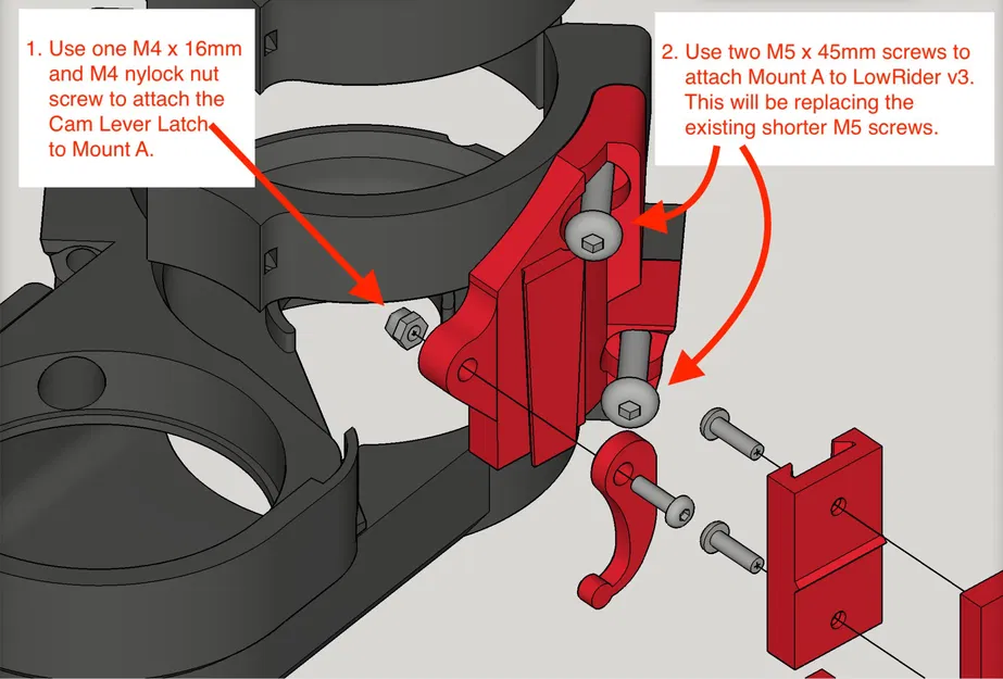 Giá đỡ phụ kiện thay đổi nhanh không cần dụng cụ cho LowRid... - Image 3