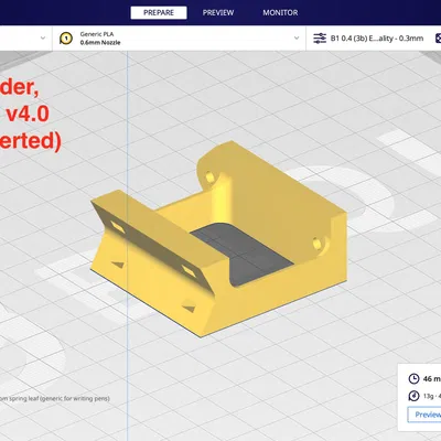 Giá đỡ bút KINEMATIC v4.0 cho LowRider 3 CNC