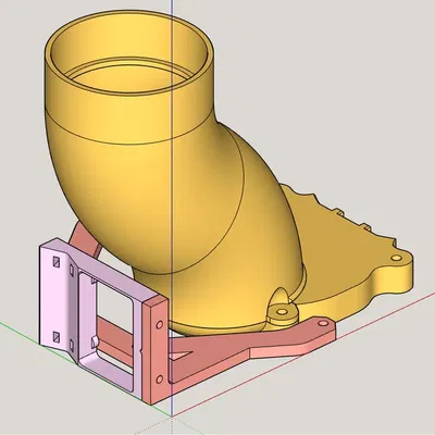 Giá đỡ bút cho REDUX LowRider 2 MPCNC với ống 2.5