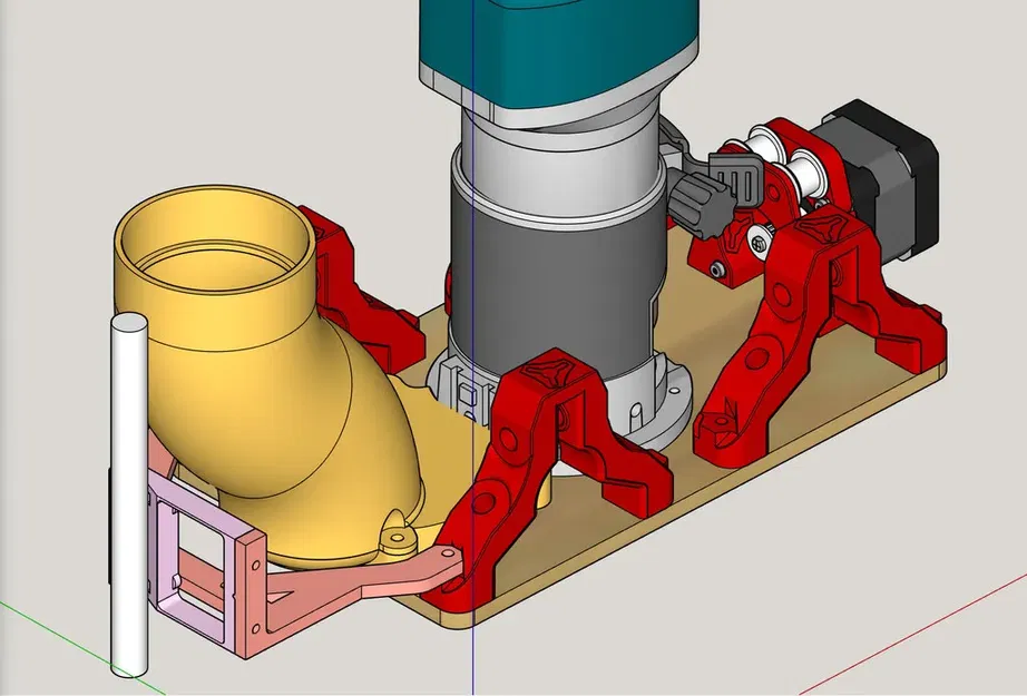 Giá đỡ bút cho REDUX LowRider 2 MPCNC với ống 2.5 - Image 2