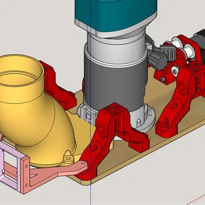 Giá đỡ bút cho REDUX LowRider 2 MPCNC với ống 2.5