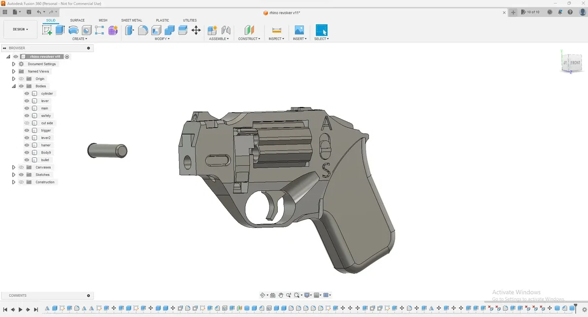 Súng lục Snub Nose với cơ chế xoay trơn tru - Image 5